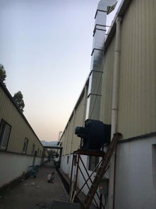 虎門制衣廠通風換氣工程,風機排風設備